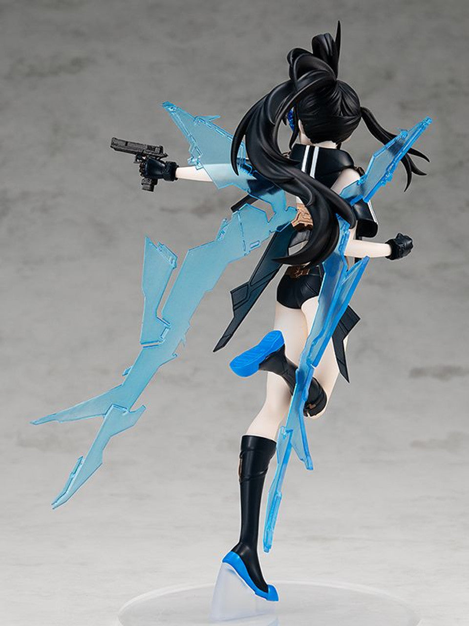 Rear view of Empress showcasing detailed outfit and flowing hair