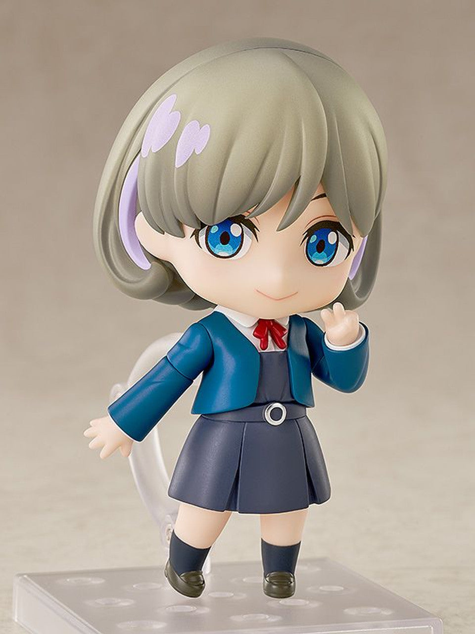 Love Live Superstar Keke Tang Nendoroid action figure in blue school uniform
