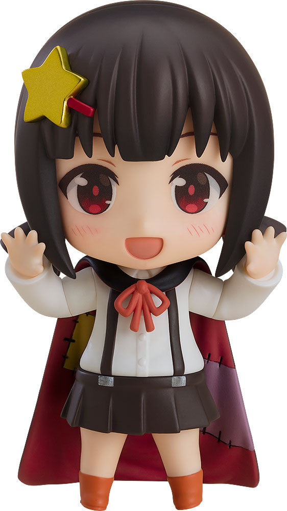 A Nendoroid figure of Komekko with a bright, wide-eyed expression