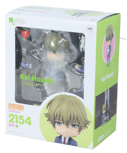 Tokimeki Memorial Girl's Side Nendoroid Kei Hazuki figure in box showing figure and accessories