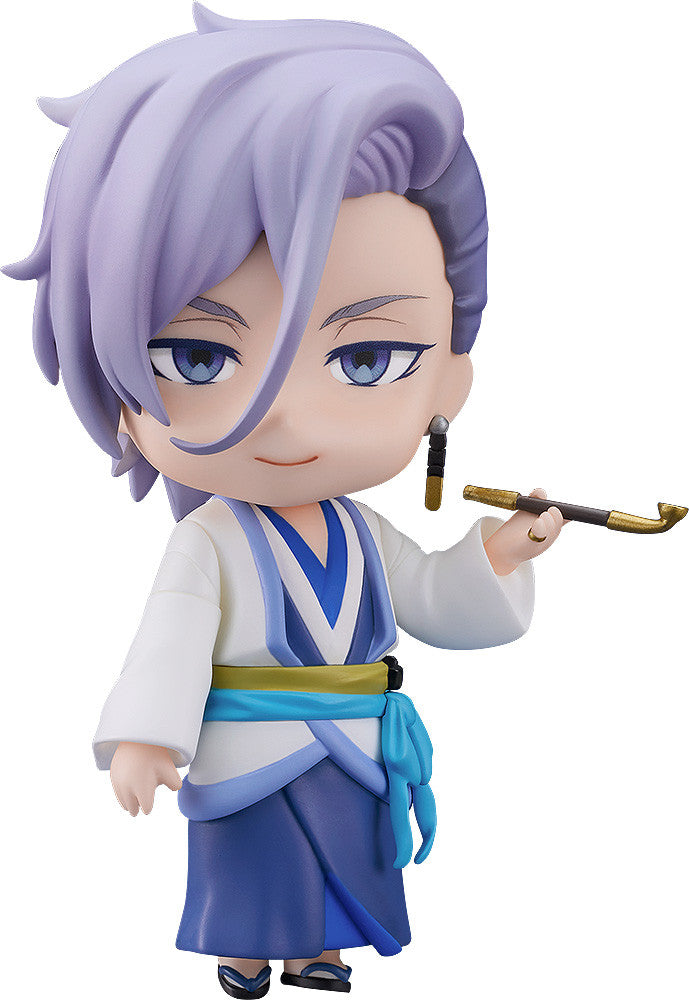 Nendoroid Usui Yuen figure with serious face and swords drawn