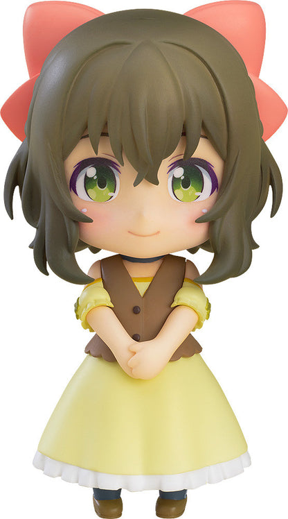 Fina Nendoroid in smiling pose holding bear gloves Kuma Kuma Kuma Bear: Punch!