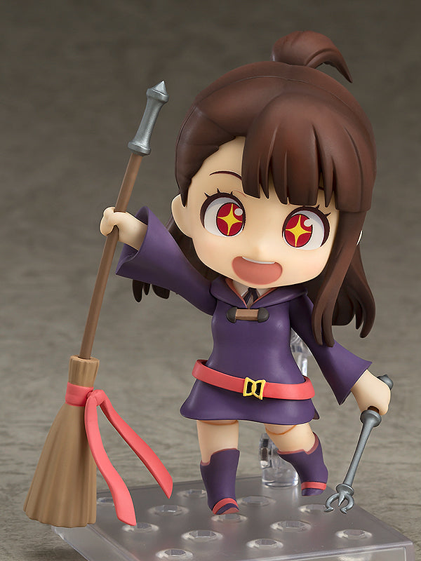 Little Witch Academia Nendoroid Akko Kagari figure with broom and wand