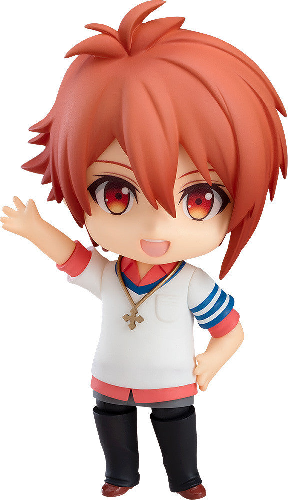 Nendoroid Izumi Iori figure from IDOLiSH7 in school uniform with peace sign pose