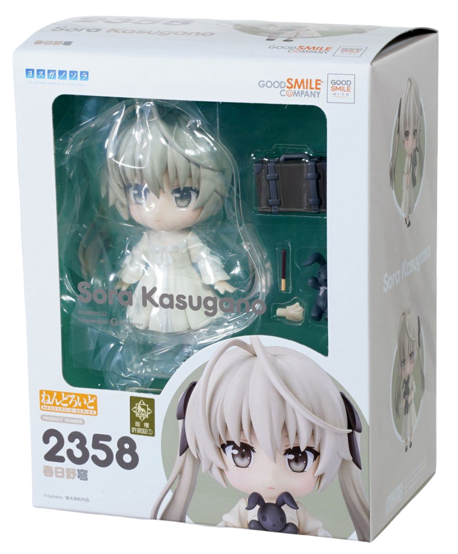 Yosuga no Sora Nendoroid Sora Kasugano figure in box showing figure and accessories