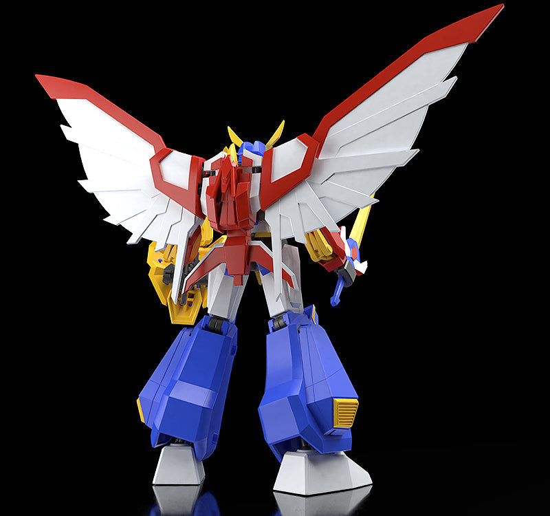 Rear view of Moderoid Raijin-Oh showcasing mechanical details
