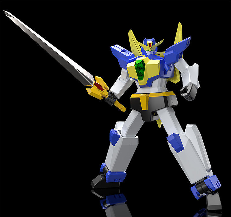 Separated mecha components of Raijin-Oh before combination