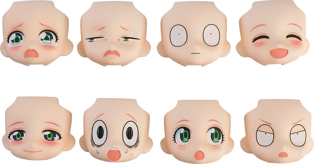 Box showing 8 assorted Anya Forger faceplate expressions for Nendoroid customization