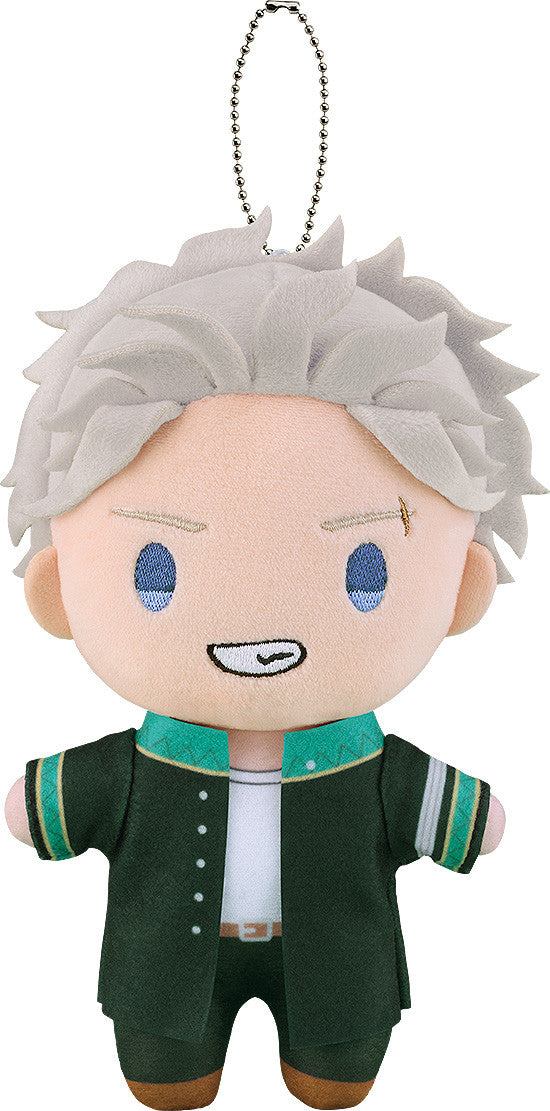 Hajime Umemiya plushie from Wind Breaker with blonde hair, sunglasses, and white outfit smiling confidently