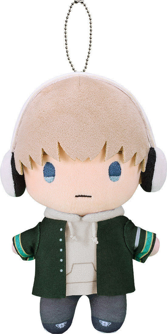 Wind Breaker Ren Kaji plushie in seated pose with school uniform