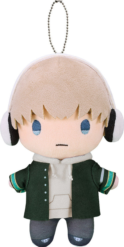 Wind Breaker Ren Kaji plushie in seated pose with school uniform