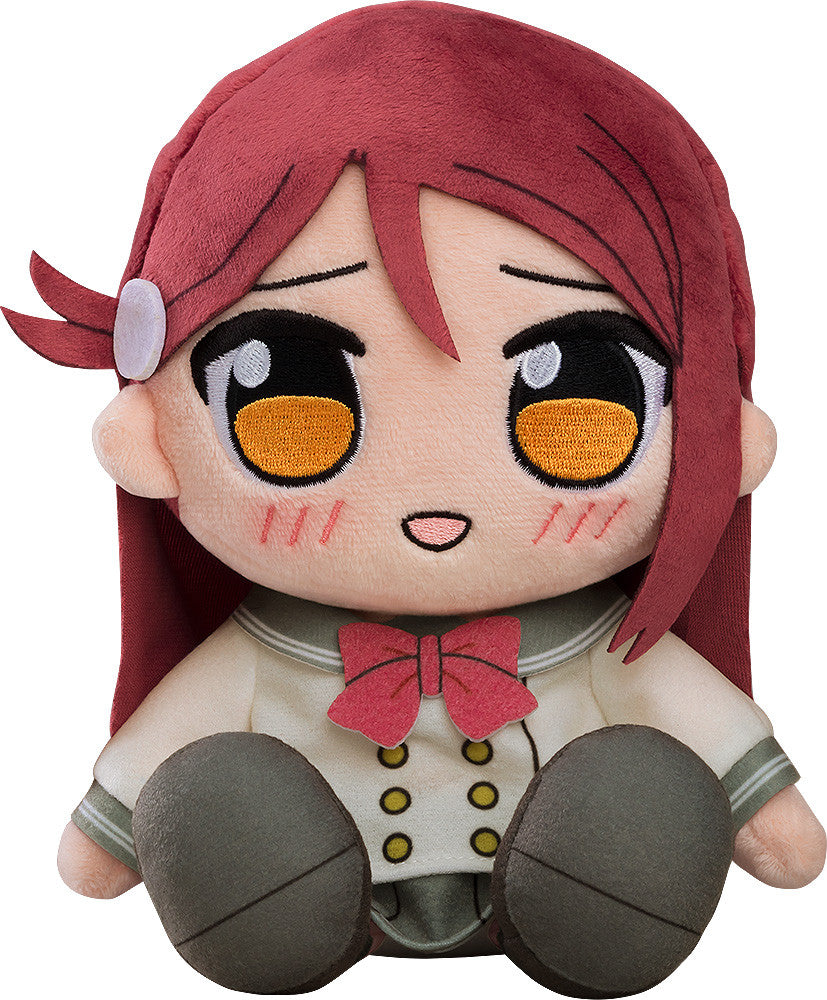 Good Smile Company Love Live Sunshine Kuripan Plushie Riko Sakurauchi plushie seated in school uniform