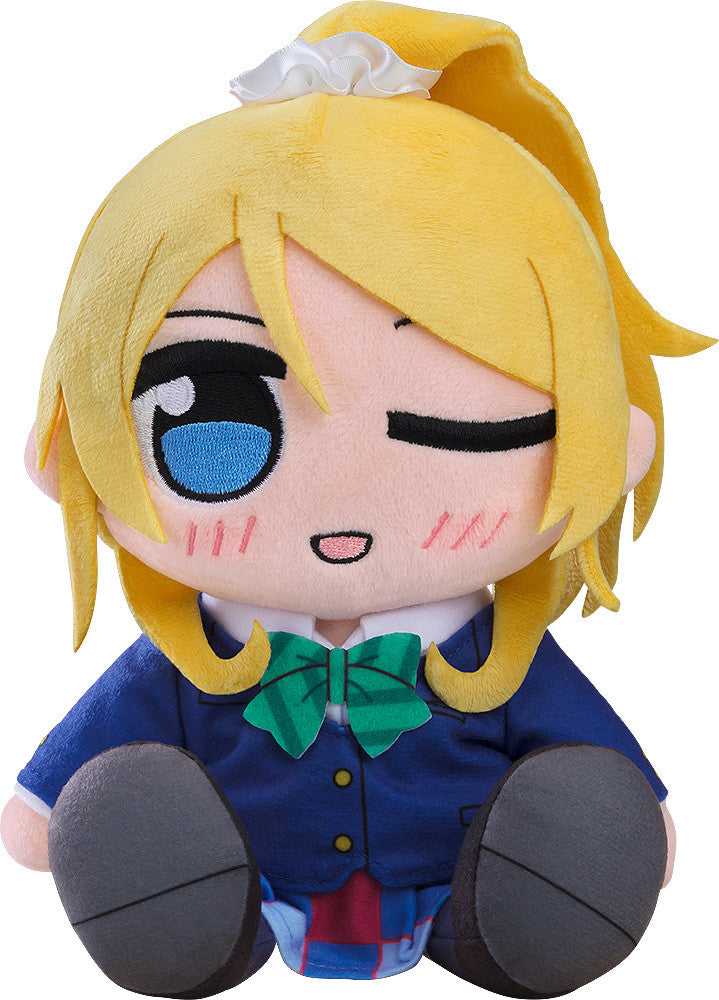 Kuriupan Eli Ayase plushie from LoveLive!, featuring a cute design and vibrant colors