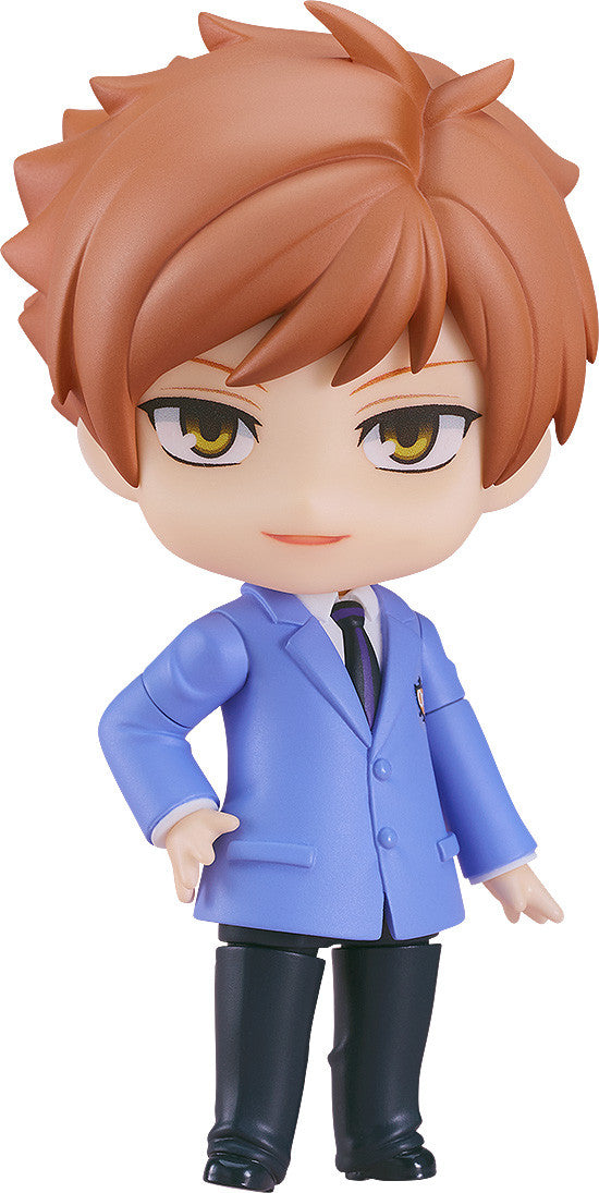 Nendoroid Kaoru Hitachiin figure front view with school uniform and charming smile