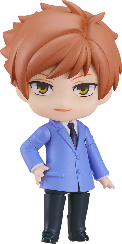 Nendoroid Kaoru Hitachiin figure front view with school uniform and charming smile