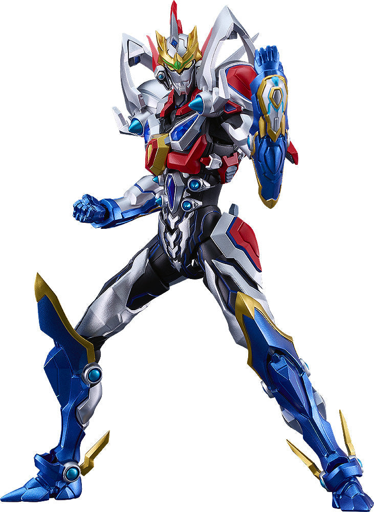 Figma Gridman (Universe Fighter) action figure from Gridman Universe in a dynamic combat-ready pose