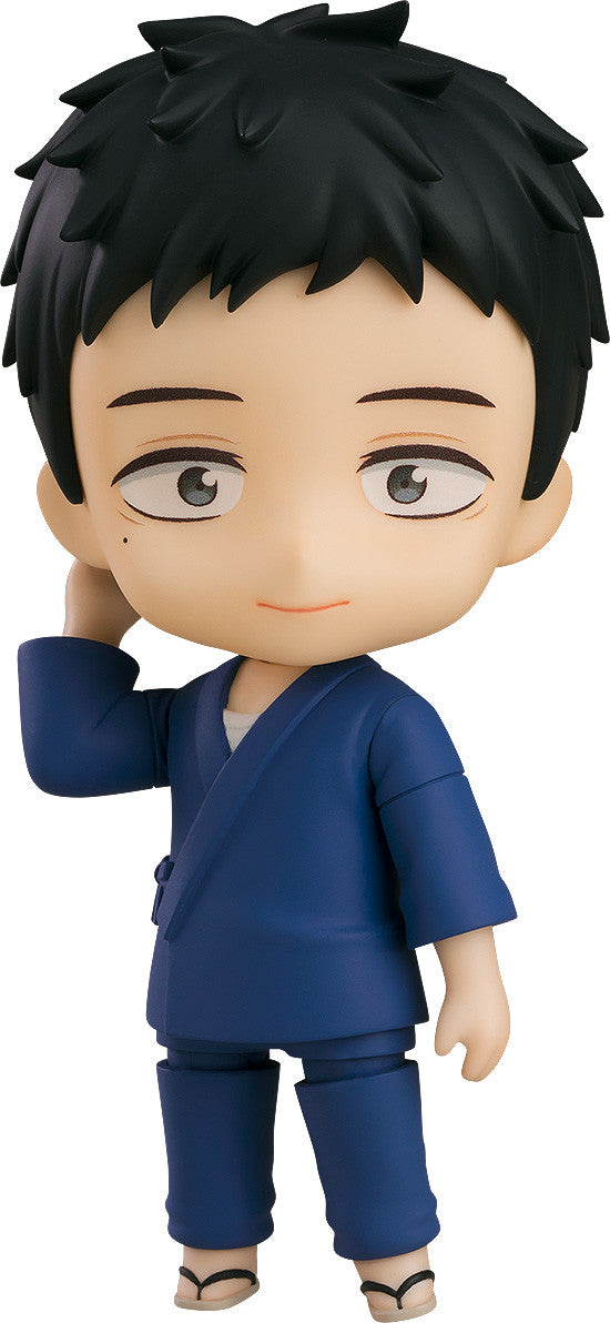 Nendoroid figure of Hajime Iwaizumi from Haikyuu in a blue yukata