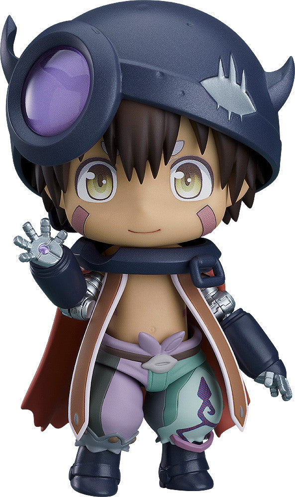Reg Nendoroid standing with neutral expression, helmet details and robotic arm visible