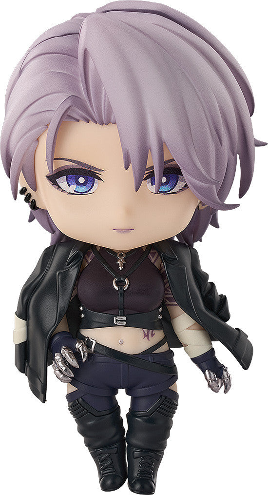 Path to Nowhere Zoya Nendoroid collectible figure in black biker jacket and dark purple outfit