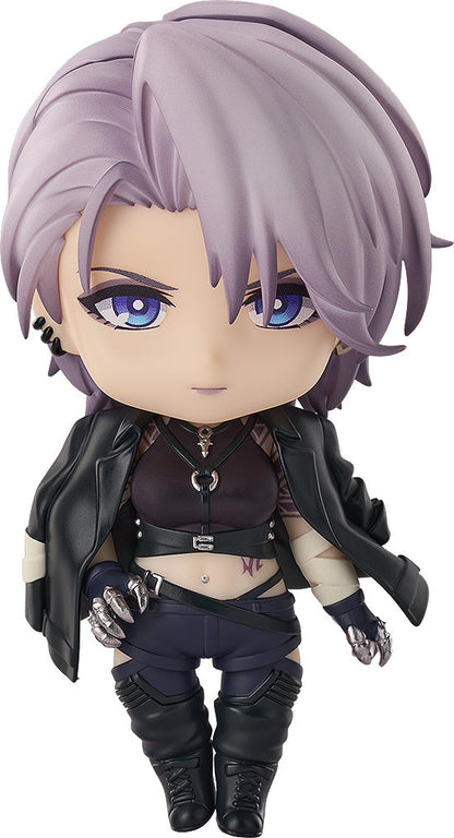 Path to Nowhere Zoya Nendoroid collectible figure in black biker jacket and dark purple outfit