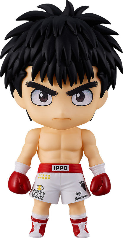 Ippo Makunouchi Nendoroid 116 figure in boxing stance with red gloves and white shorts with gold stars