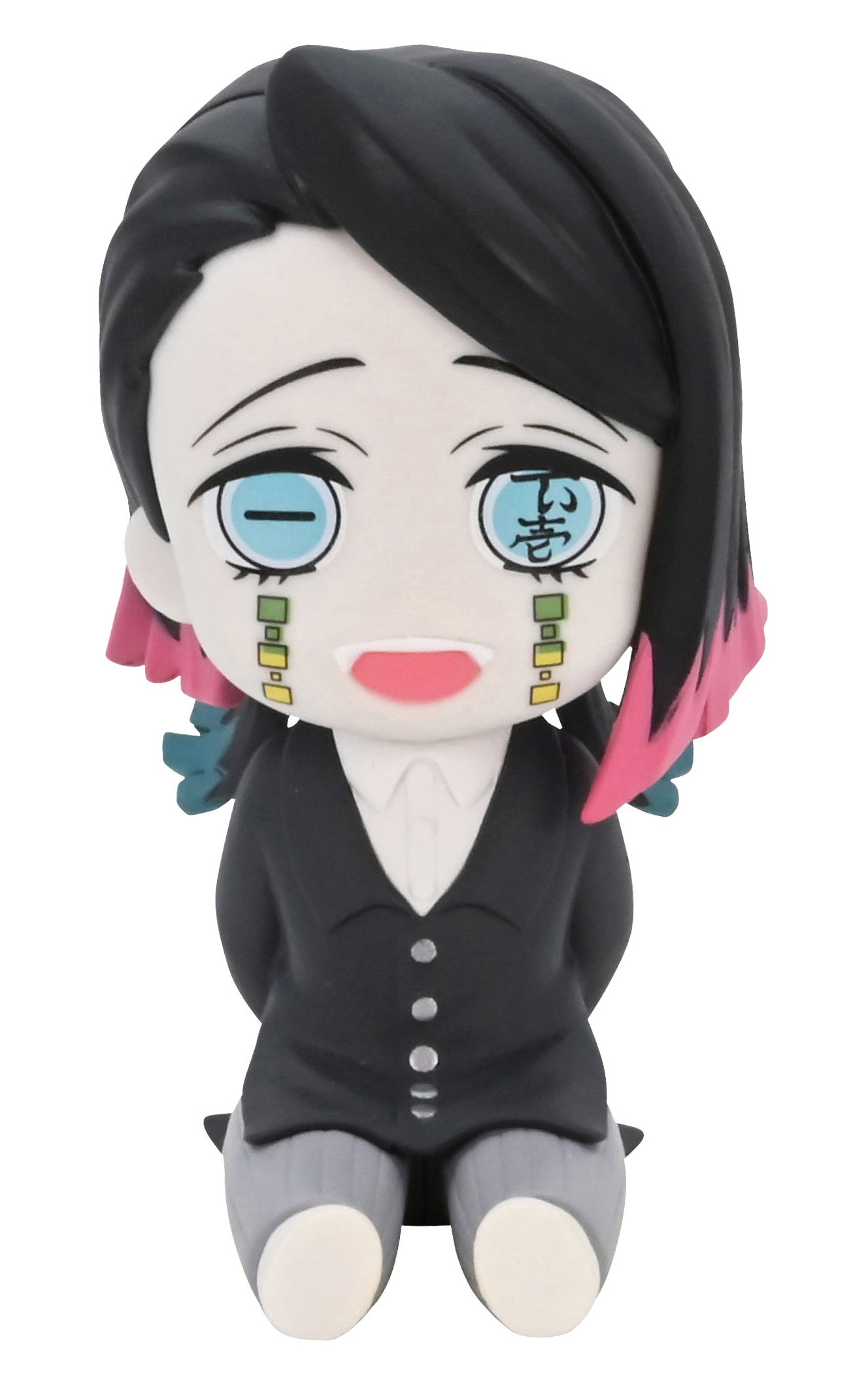 Demon Slayer Kimetsu no Yaiba series Enmu Potetto figure small anime character figurine in black suit