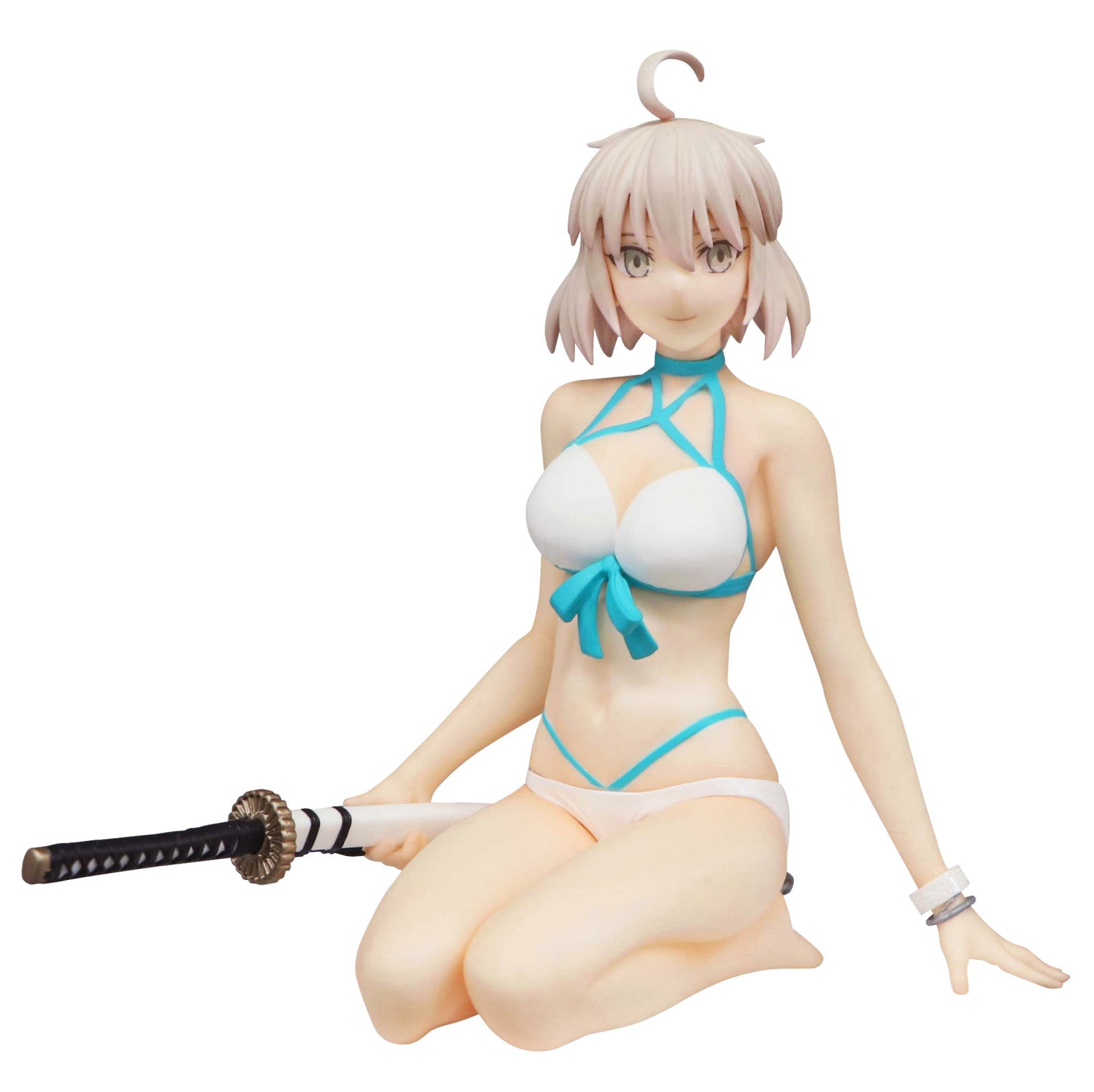 Assassin Okita J Soji Noodle Stopper Figure sitting pose with sword across lap