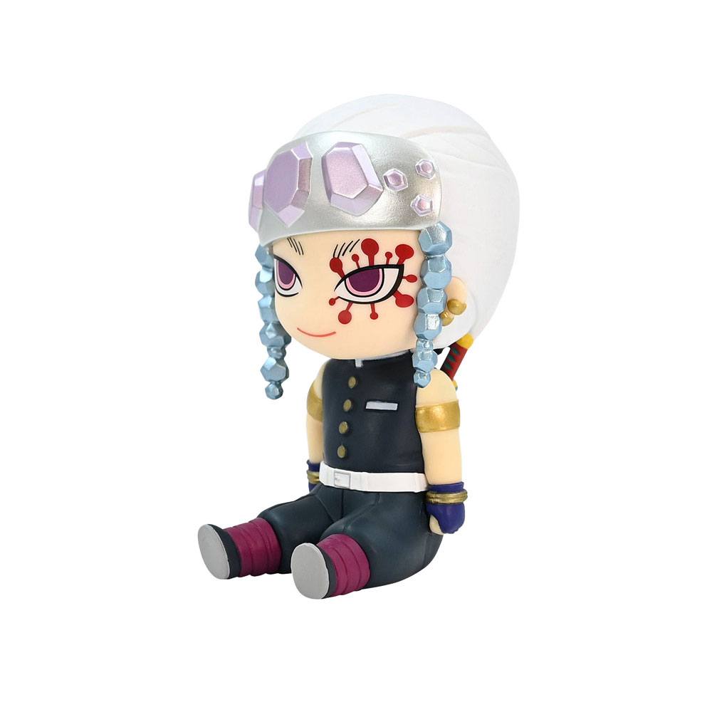 Demon Slayer Kimetsu No Yaiba Uzui Tengen Potetto chibi anime figure sitting pose