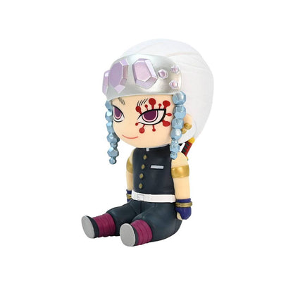 Demon Slayer Kimetsu No Yaiba Uzui Tengen Potetto chibi anime figure sitting pose