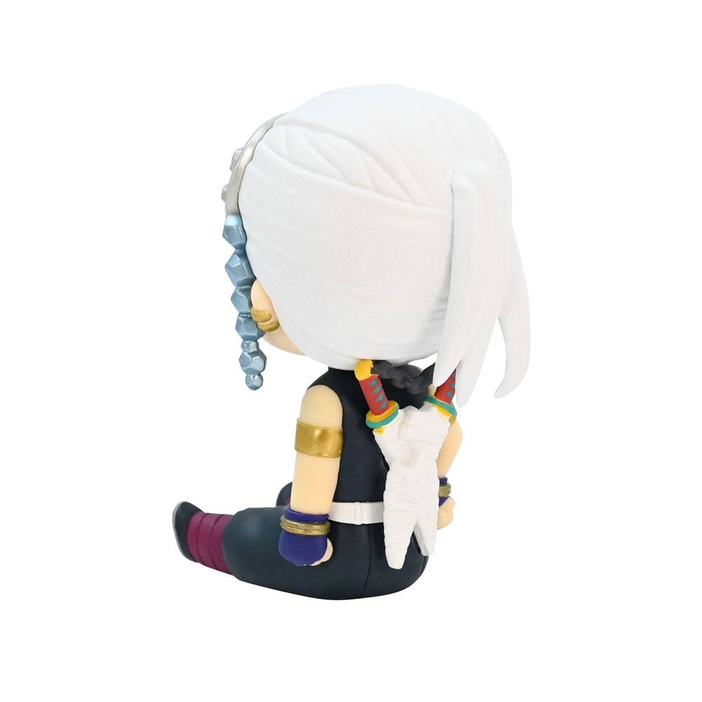 Demon Slayer Kimetsu no Yaiba Uzui Tengen Potetto figure with white hair and purple pants