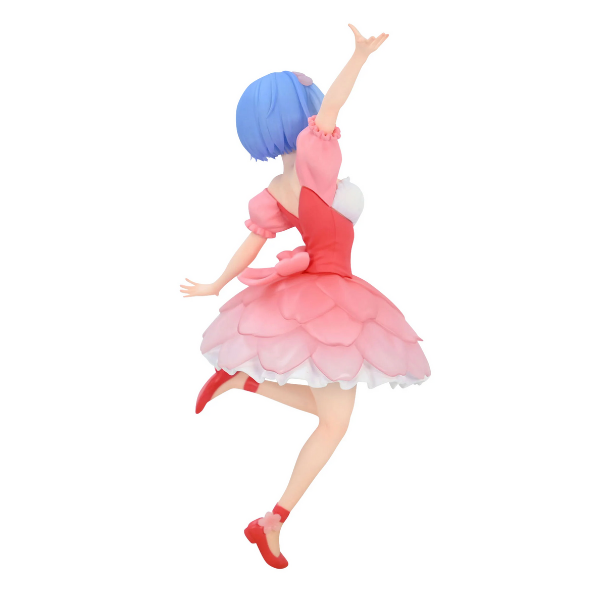 ReZero Rem flower petal dress figure with cherry blossom shoes and pose