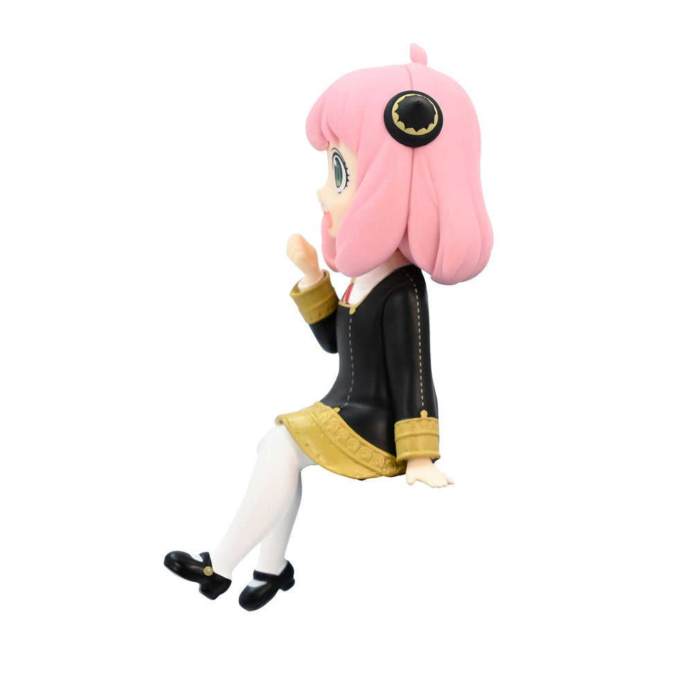 Spy x Family Anya Forger Noodle Stopper Figure 3rd run black uniform with gold trim sitting pose