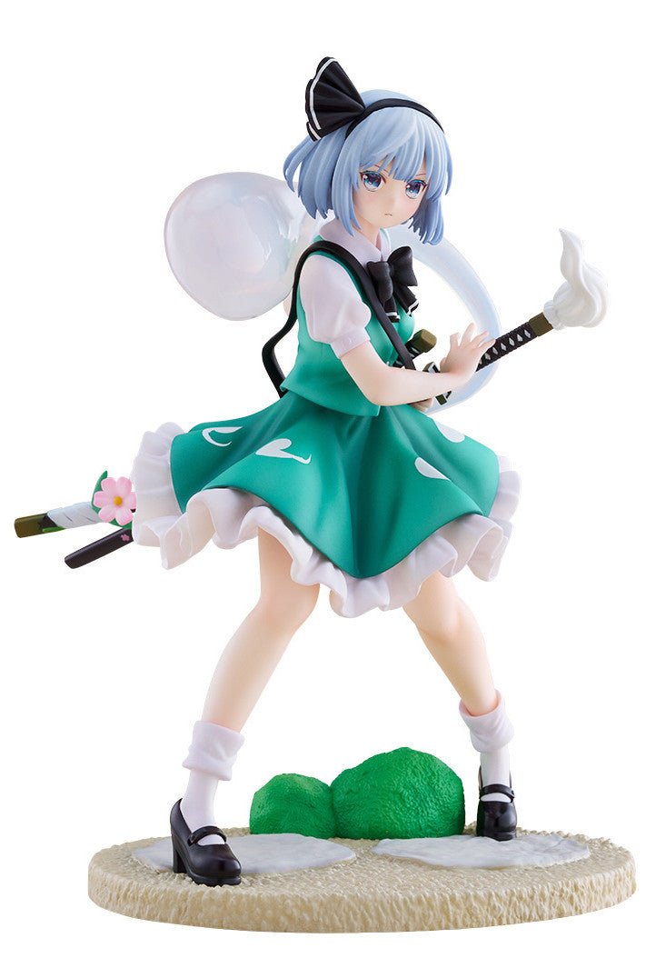 Tenitol Youmu Konpaku figure front view with dual swords from Touhou Project