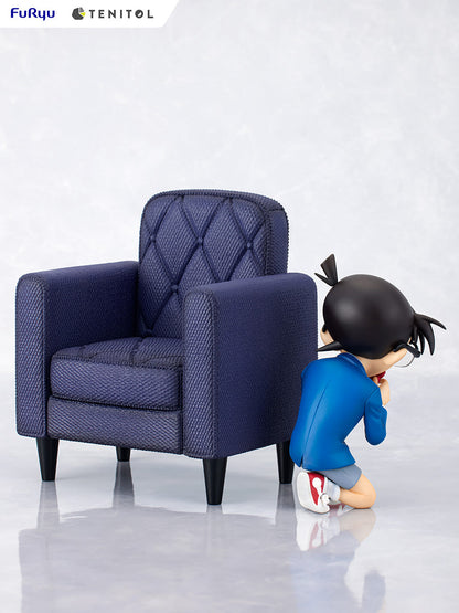 Tenitol Conan Edogawa figure rear view with coat and glasses detail