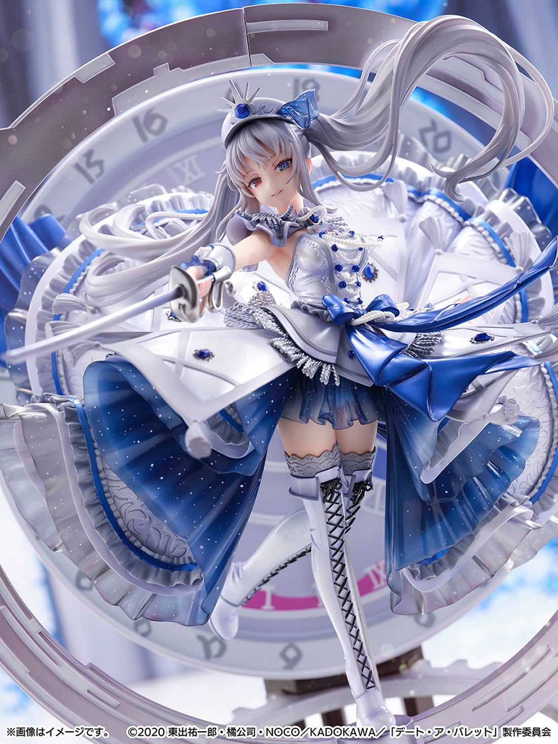 Good Smile Company "Date A Bullet" White Queen - Royal Blue Sapphire Dress Version (Shibuya Scramble Figure) 1/7 Scale