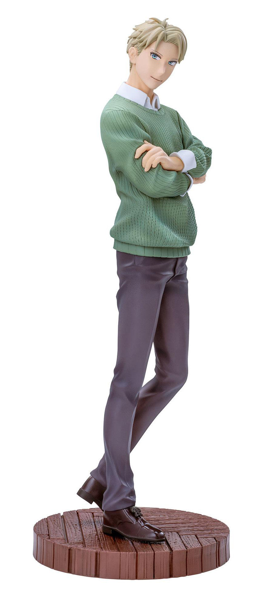 Spy x Family Loid Forger Luminasta figure in green sweater and brown pants