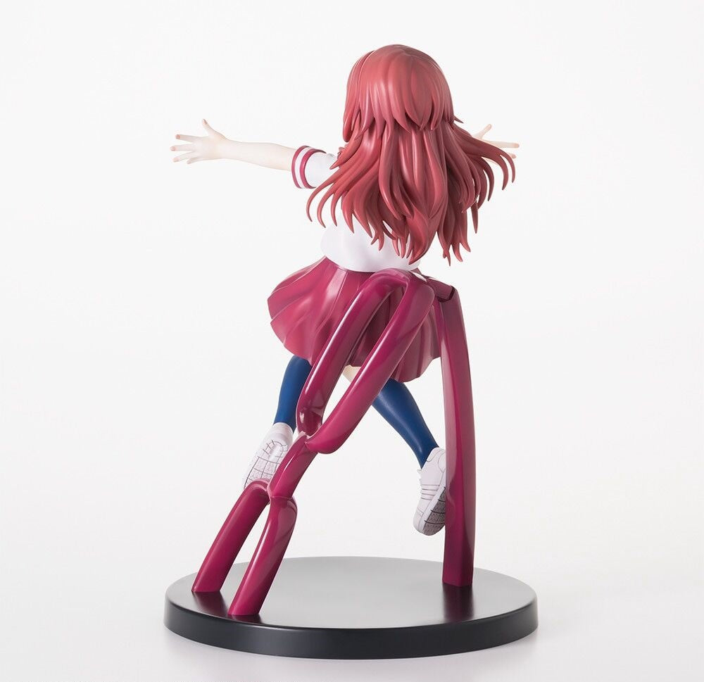 Luminasta Ai Mie figure from The Girl I Like Forgot Her Glasses with flowing red hair and dynamic pose