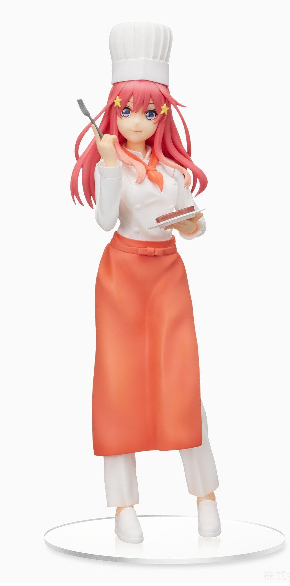 The Quintessential Quintuplets 2 SPM Itsuki Nakano figure in chef uniform with spatula and food plate