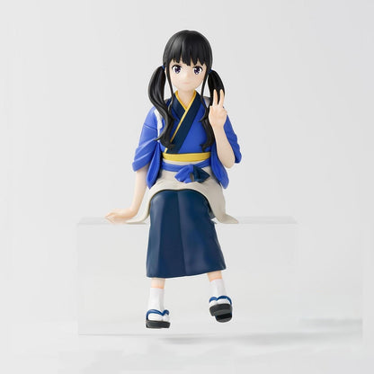 Lycoris Recoil PM Perching Takina Inoue anime figure posed sitting and making a peace sign