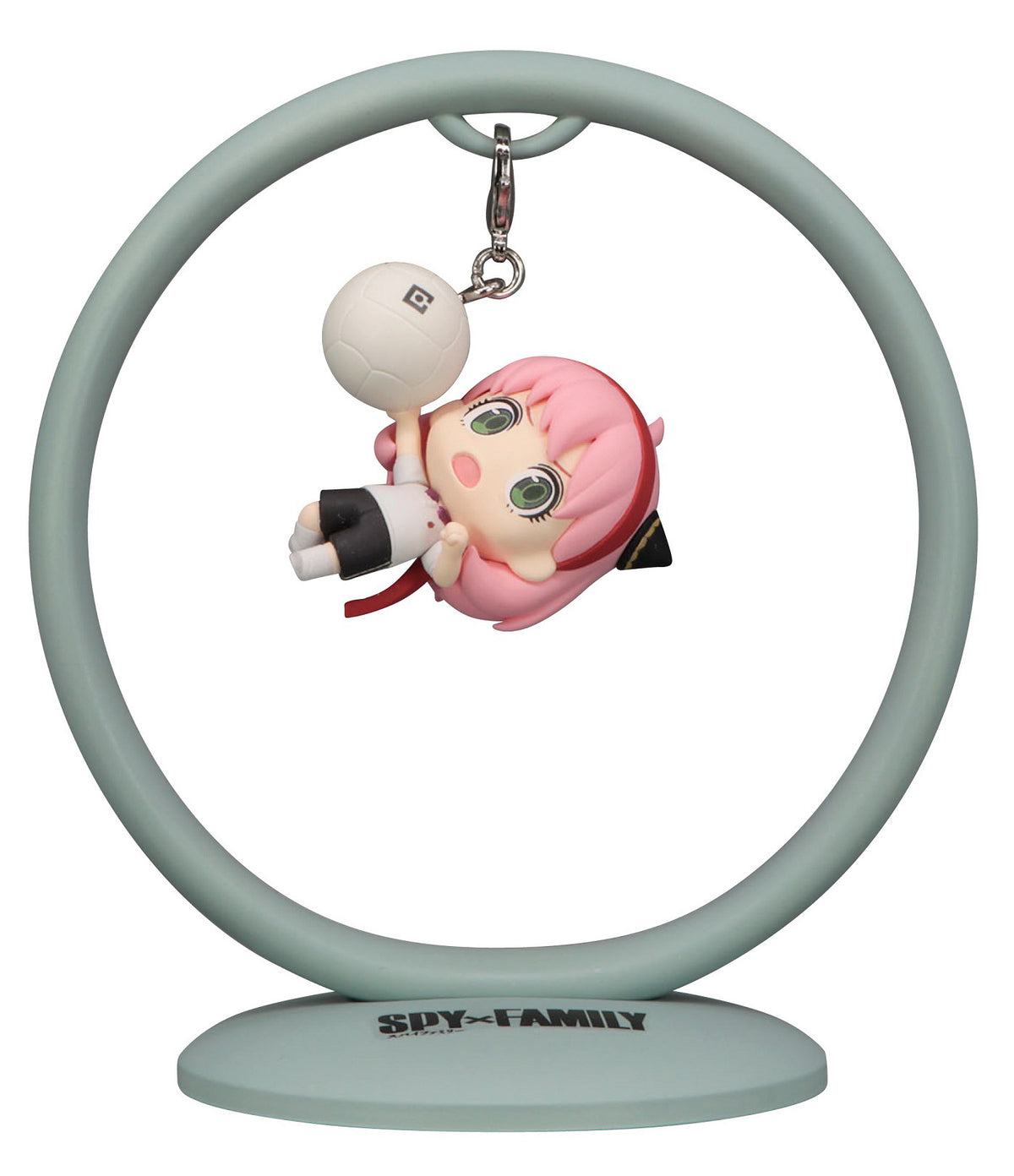Good Smile Company Spy x Family Trapeze figure of Anya Forger in sports uniform with volleyball