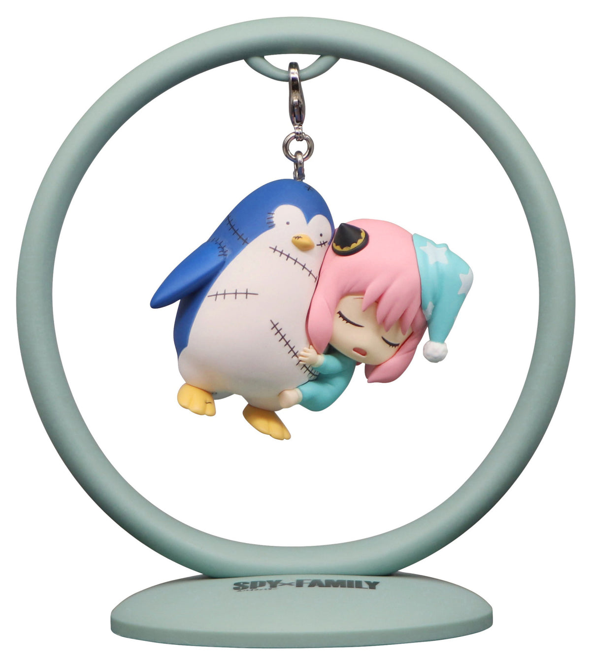Plush of Alice from Nikke in M-size, with blue outfit and long silver twin-tails