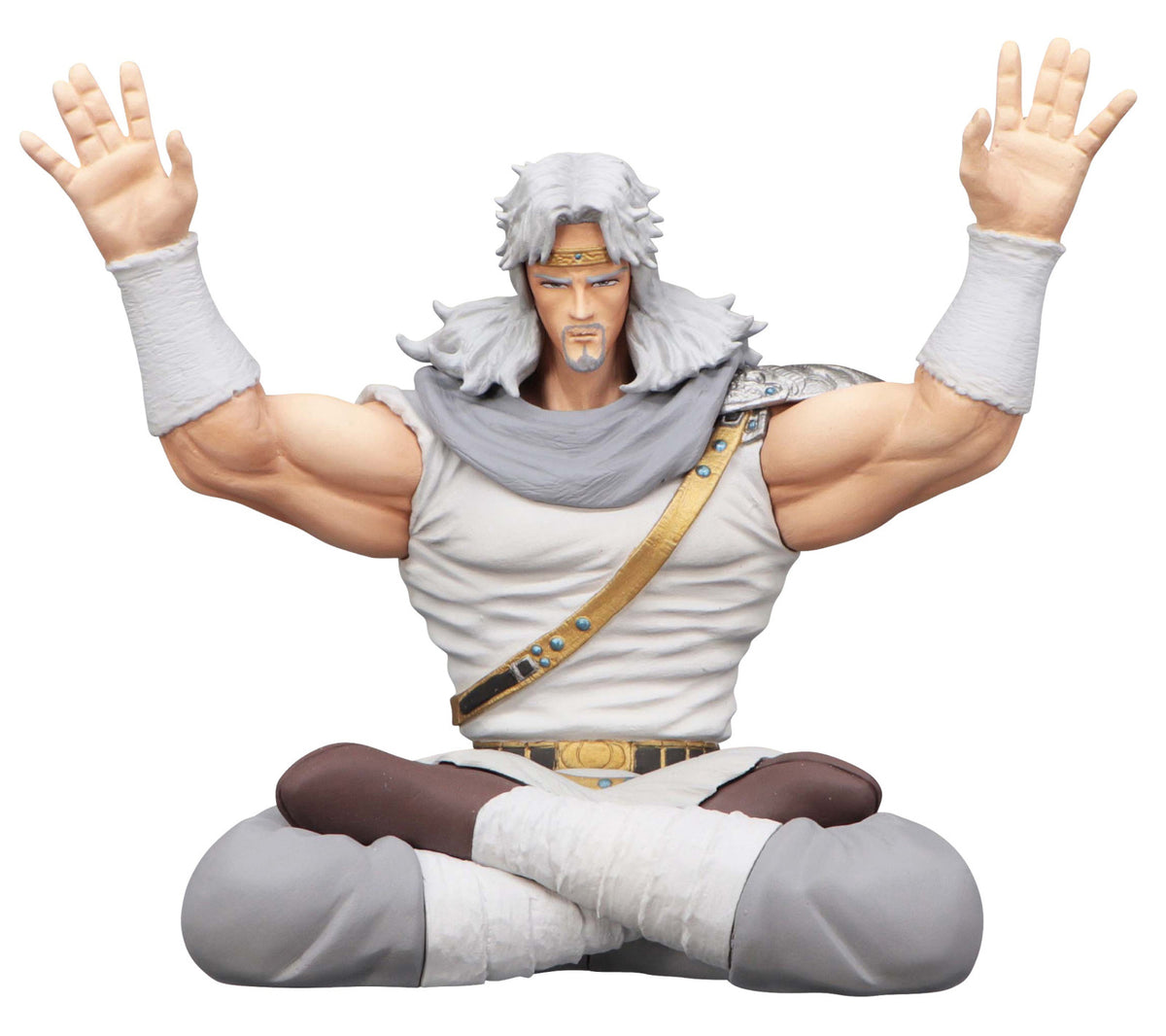 Good Smile Company Fist of the North Star Noodle Stopper Toki figure in white and gray with raised hands