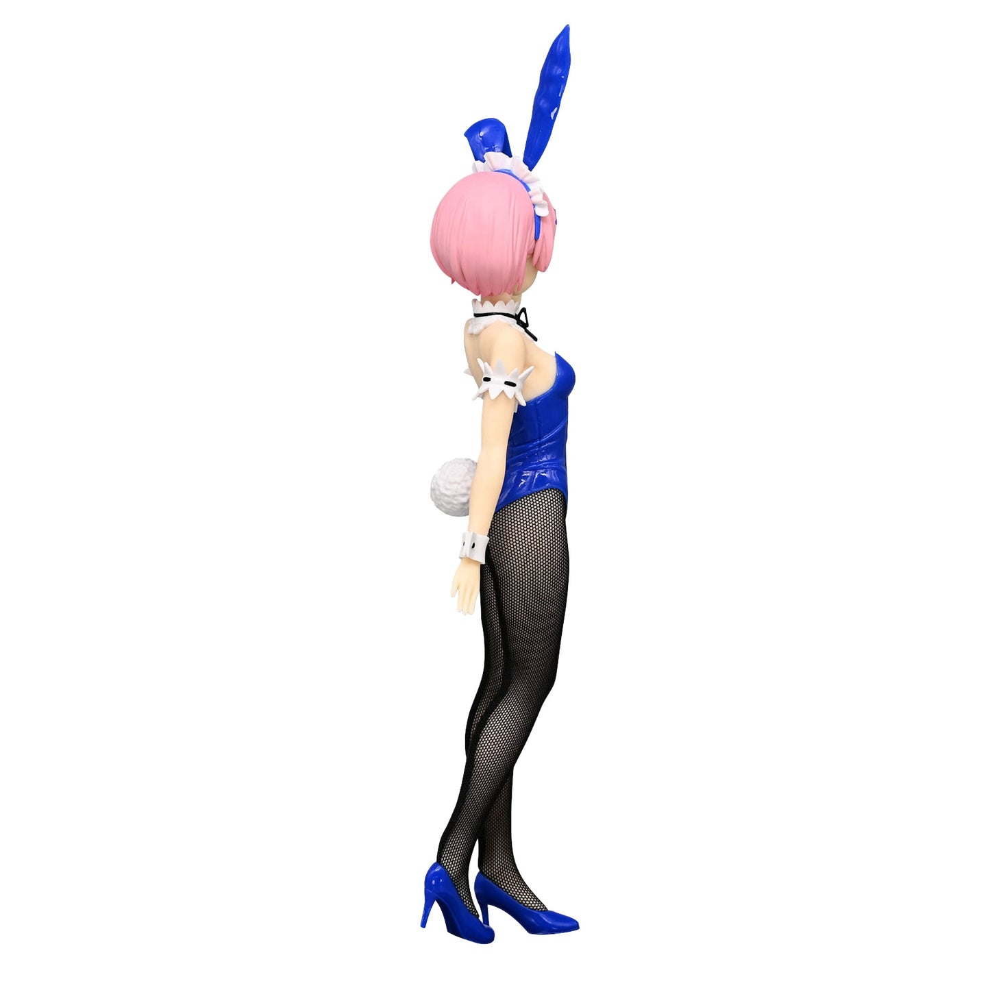 Ram from ReZero Starting Life in Another World figure in blue bunny suit with fishnet stockings and heels