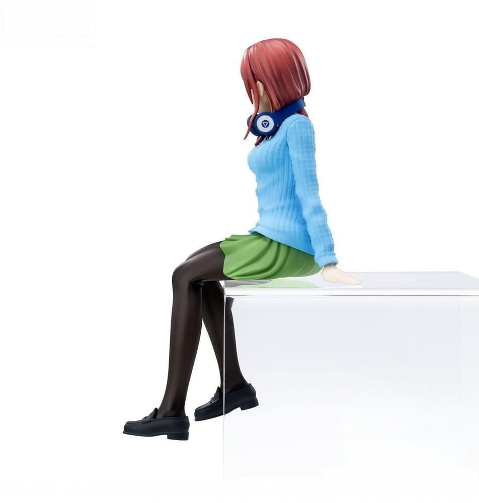 The Quintessential Quintuplets PM Perching figure of Miku Nakano in blue sweater and green skirt
