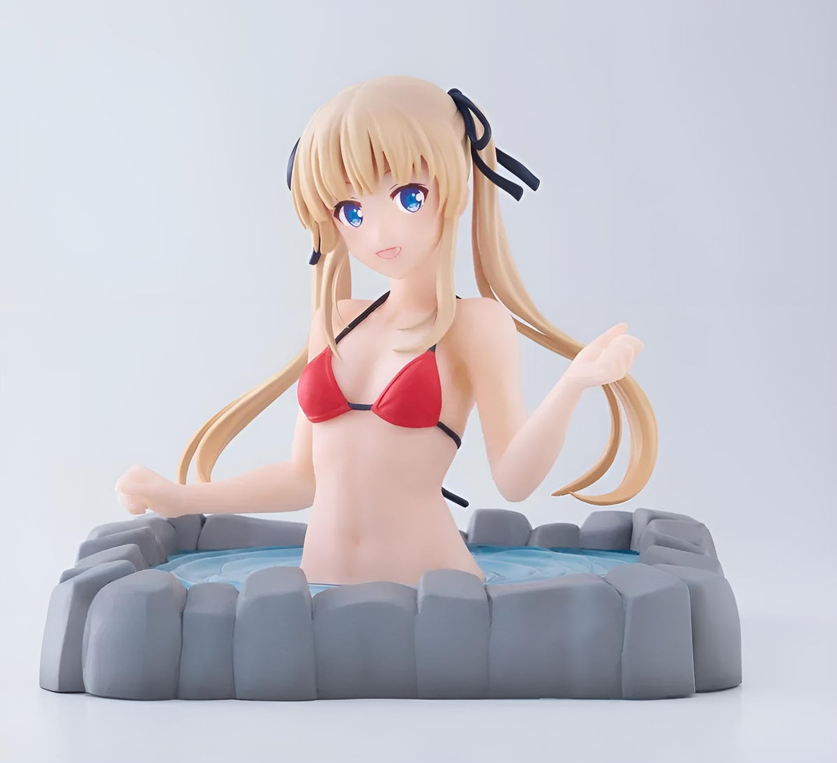 Saekano the Movie Finale Thermae Utopia Eriri Spencer Sawamura figure in red bikini in a hot tub