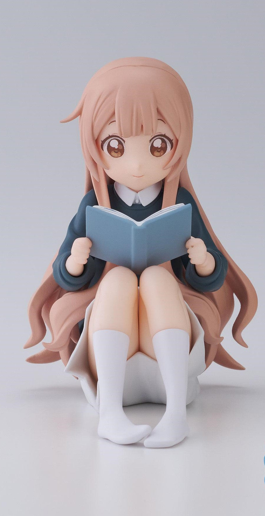 Hanako Omuro Chokonose figure seated with crossed arms and pouty expression, wearing red dress