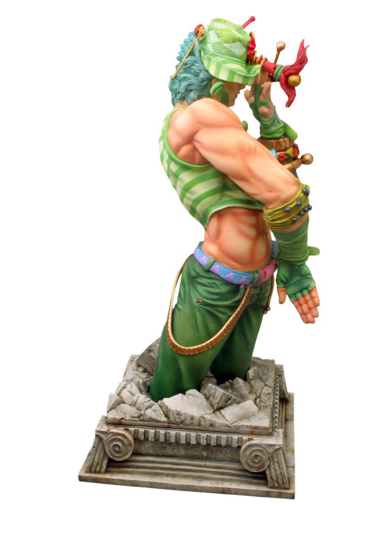 Jojo's Bizarre Adventure Chozo Art Collection Jonathan Joestar figure in dynamic pose with one arm raised and determined look