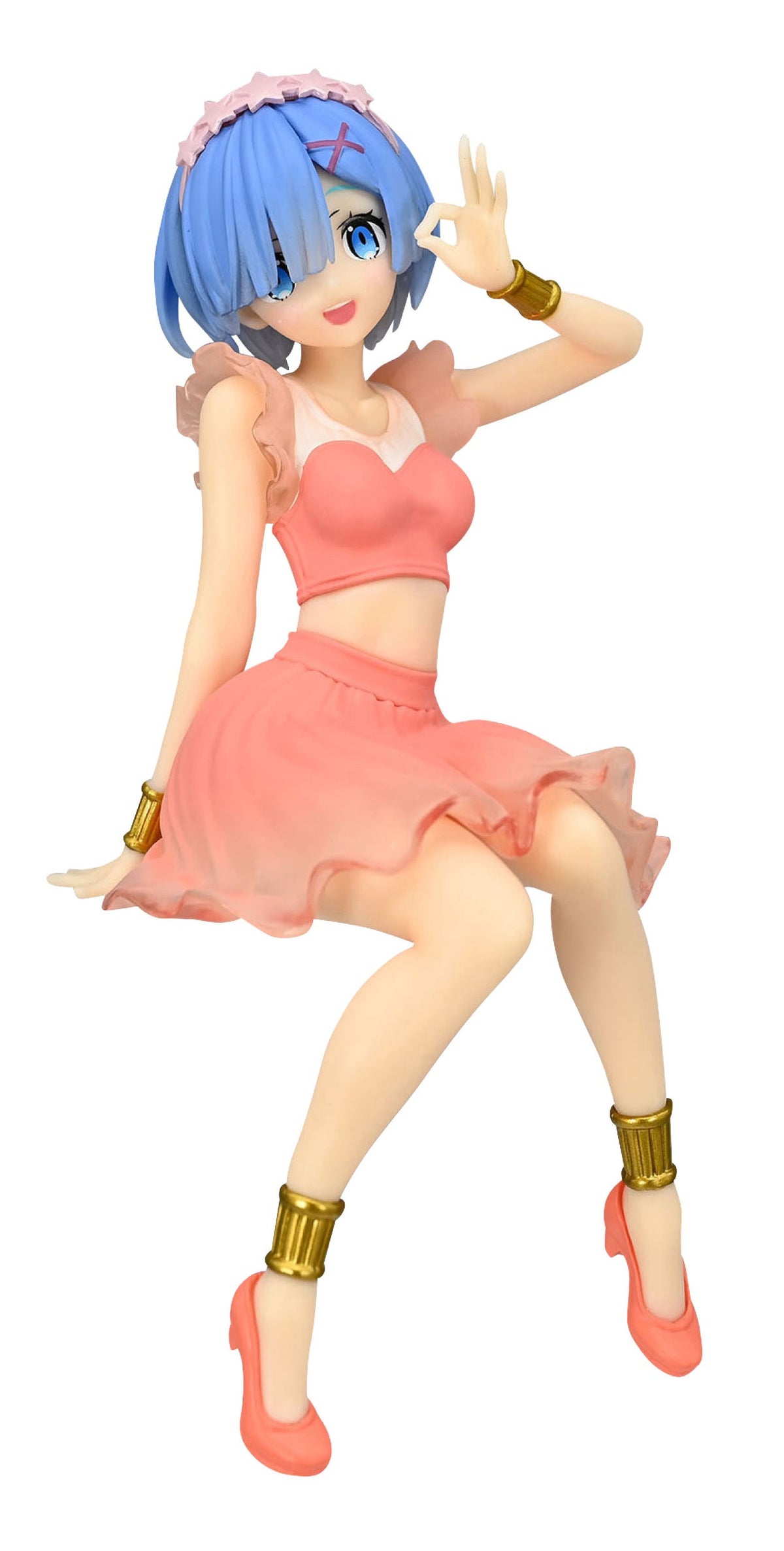 Rem Twinkle Party Another Color Version figure front view with detailed costume and party hat