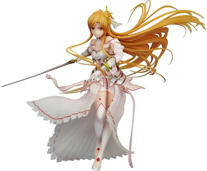 Asuna Stacia 1:7 scale figure close-up with detailed facial features and flowing pink hair