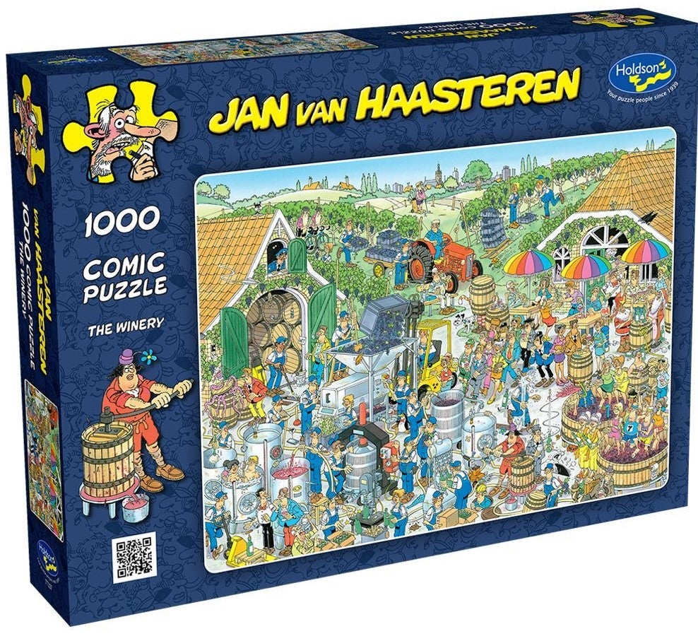 Jan Van Haasteren - The Winery 1000 Piece Jigsaw - Good Games